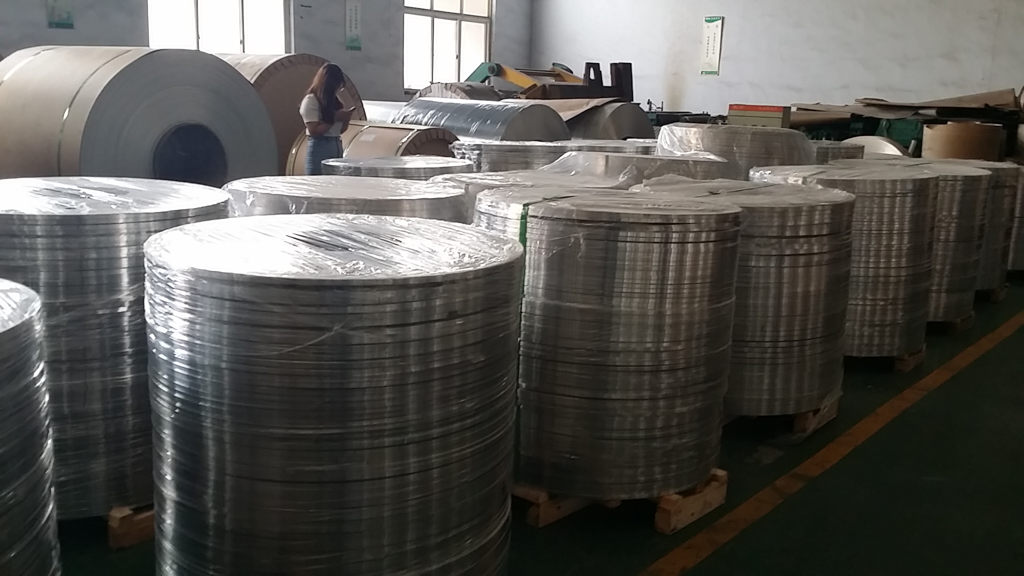 Armoured cable aluminum strip