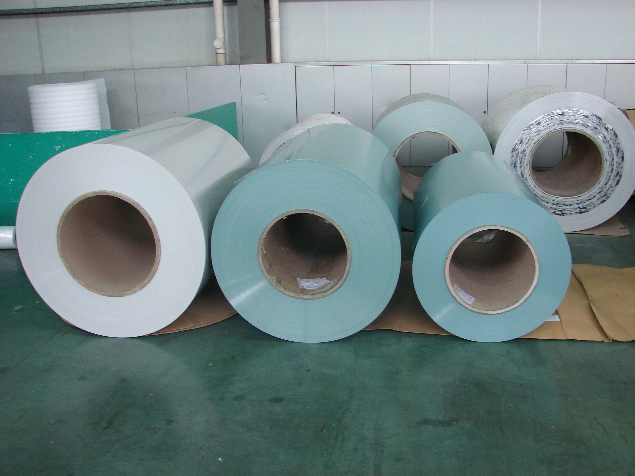 Painted color coated aluminum roofing coil