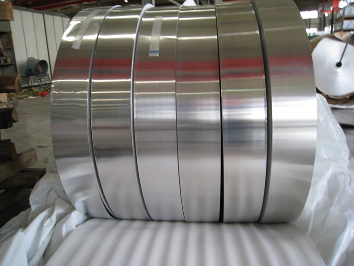 Fluorocarbon coated aluminum coil