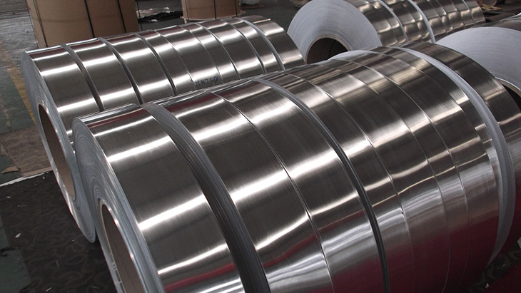 Fluorocarbon coated aluminum coil